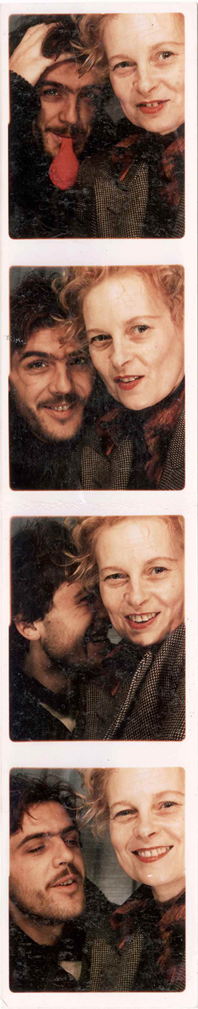 Andreas Kronthaler and Vivienne Westwood, in 1988 or 1989.