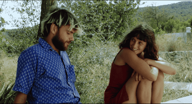 Marius (César Simonot) and Léna (Lucile Balézeaux) in “Dying in Ibiza (A film in three summers)”, by Anton Balekdjian, Léo Couture and Mattéo Eustachon.