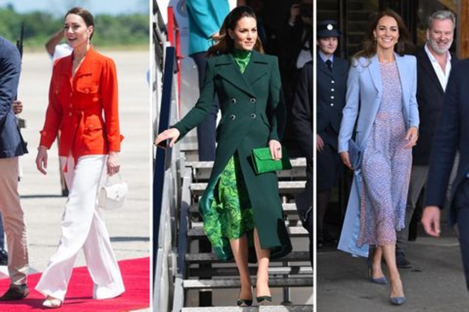 Prince William's wife knows which colors suit her best. 