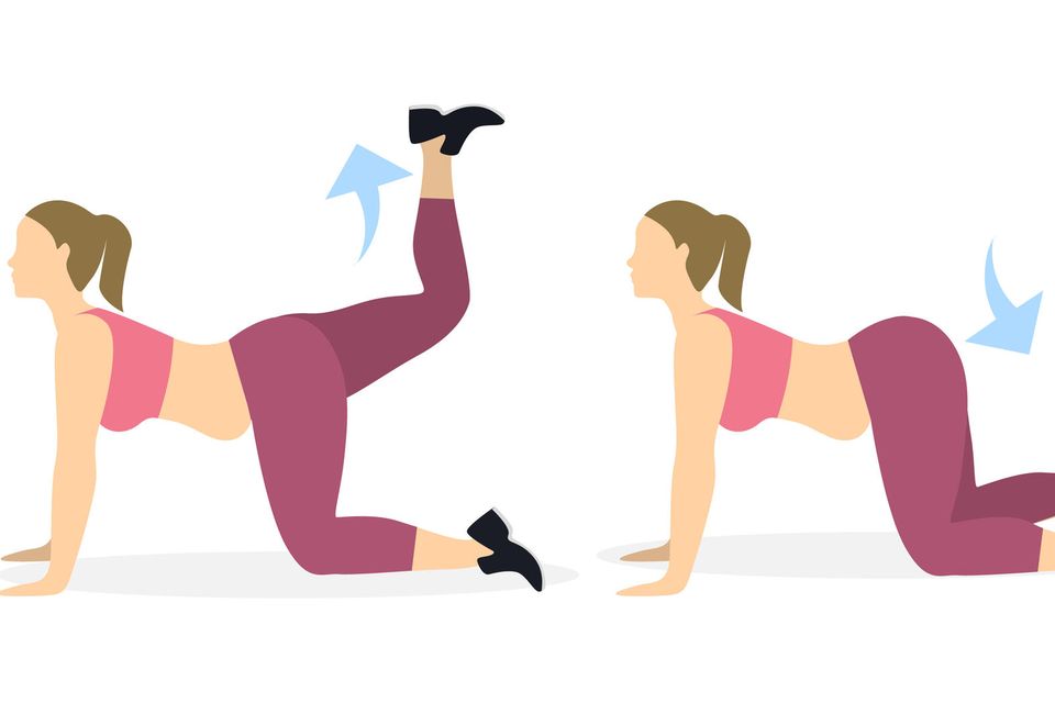 Illustration by Donkey Kicks: This is the best exercise for toning your butt