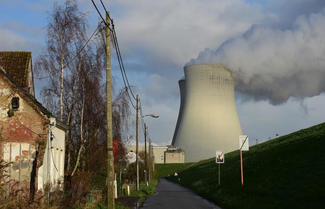 Cooling towers at the Doel nuclear power plant in Belgium in January 2016.