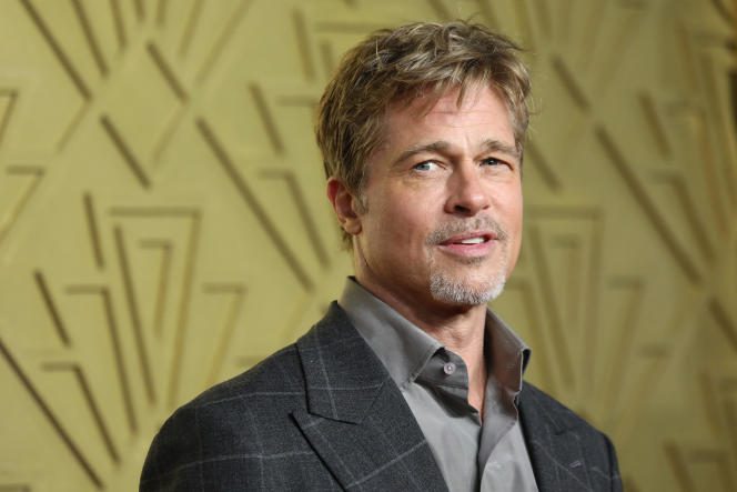American actor Brad Pitt, at the London premiere of the film 