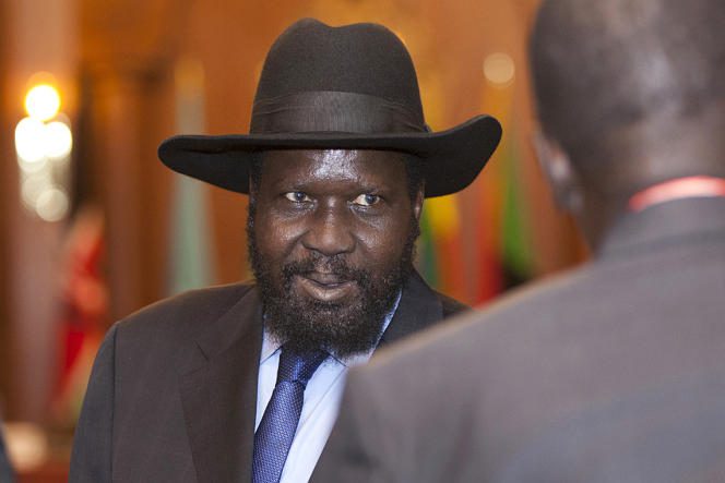 South Sudanese President Salva Kiir during a summit in Addis Ababa on August 25, 2015.
