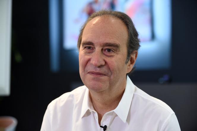 Xavier Niel at the headquarters of the Iliad group, in Paris, on July 5, 2021.