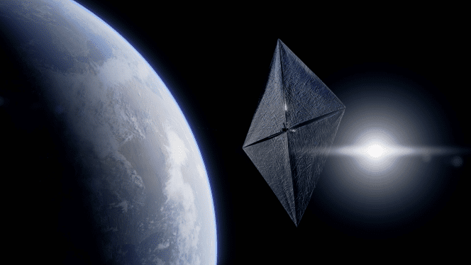 After two years of research and design, the satellite containing Gama's solar sail was launched on January 3, 2023, by a SpaceX Falcon 9 rocket. 