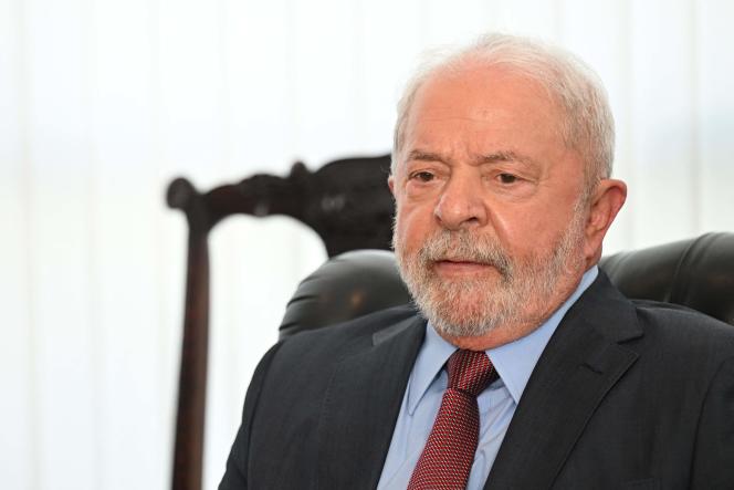 The new Brazilian President Lula, in Brasilia, January 2, 2023.