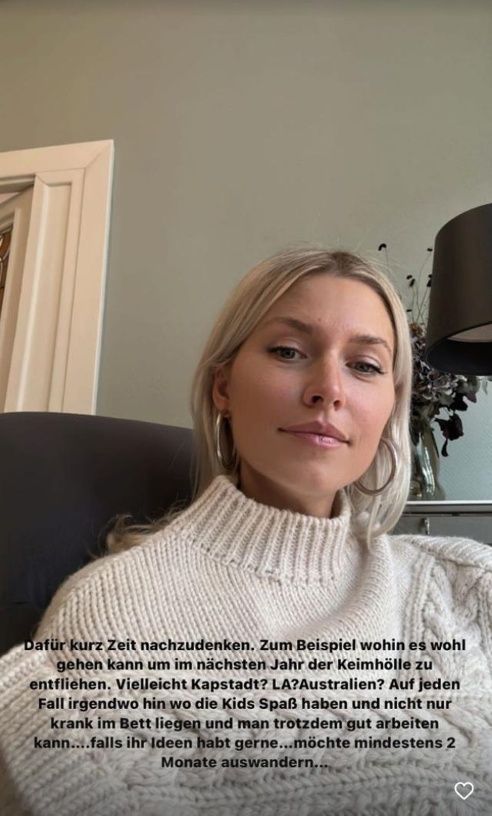 Lena Gercke: Because "germ hell" the model thinks about emigrating