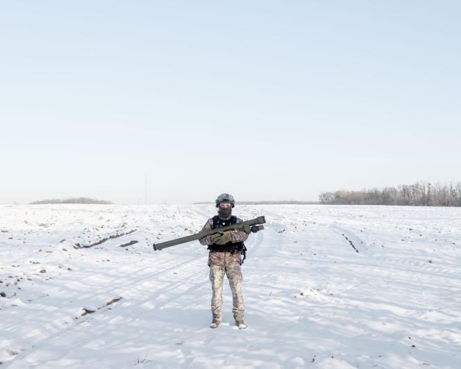 A member of the unit of the 1129th anti-aircraft regiment 