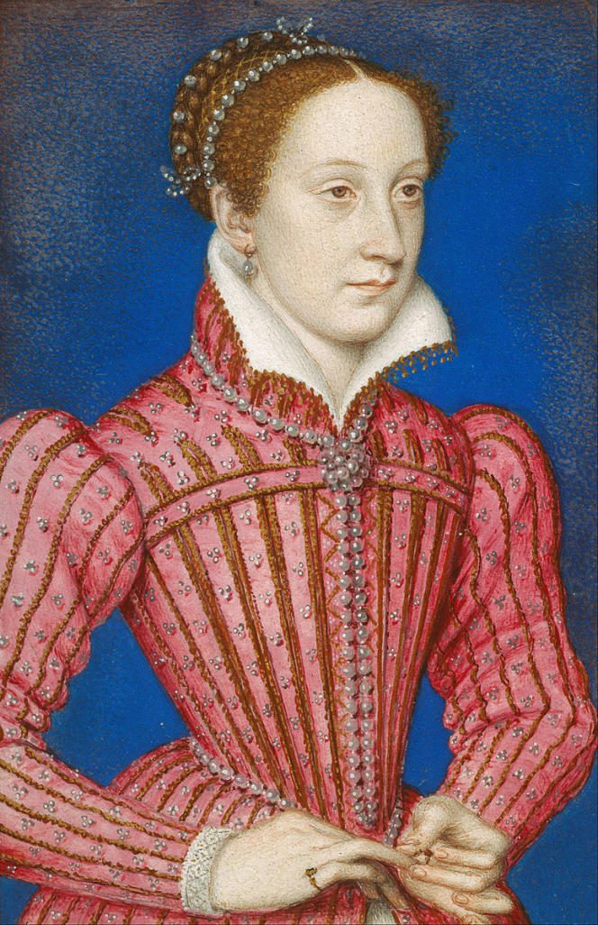 Painting by François Clouet representing Mary Stuart, Queen of France and Scotland.