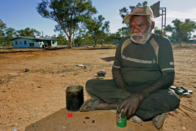 A resident of Alice Springs, Australia, in May 2007.