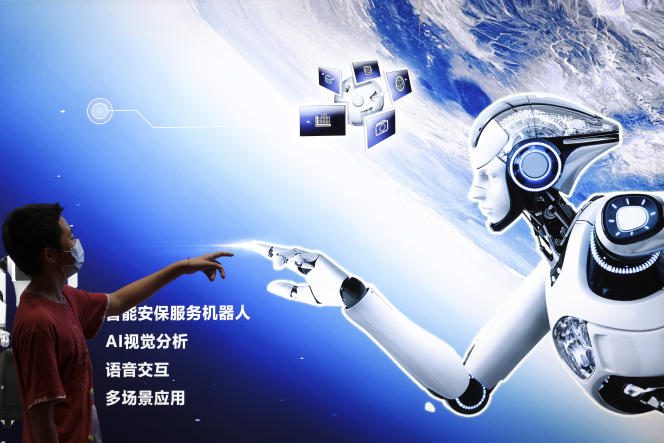 At the World Robotics Conference in Beijing on August 18, 2022. 