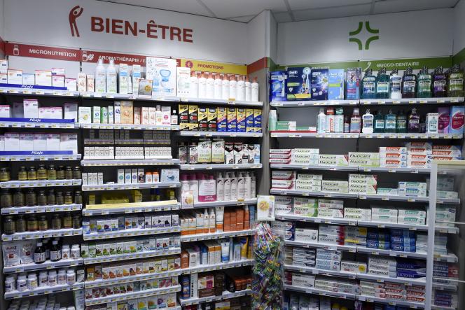 In a pharmacy, in Paris, in 2017.