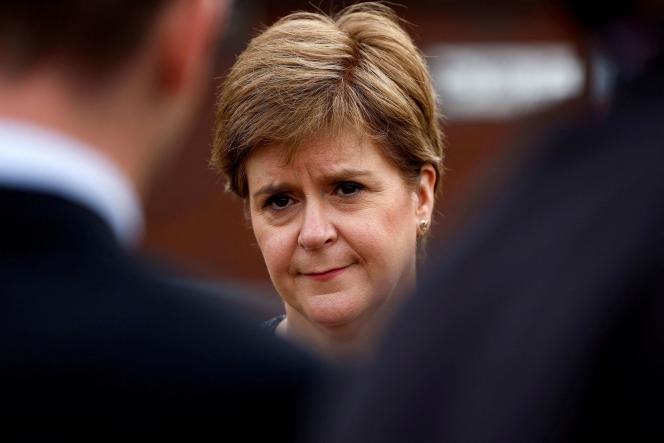 Scottish First Minister Nicola Sturgeon in Glasgow on July 22, 2022. 