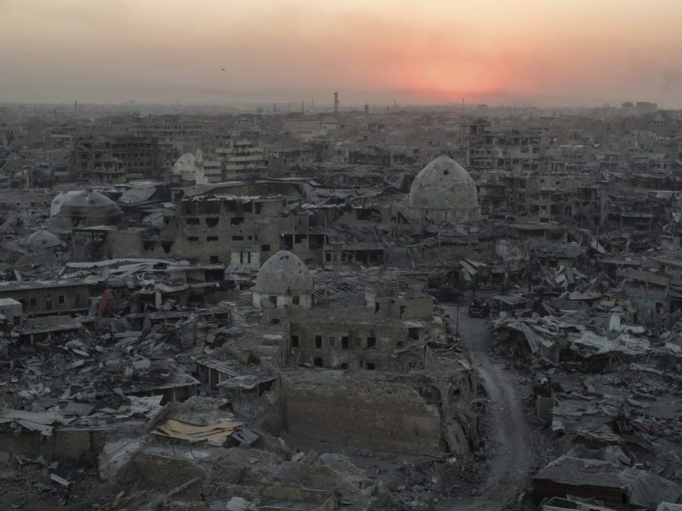 Old town of Mosul in a picture from 2017