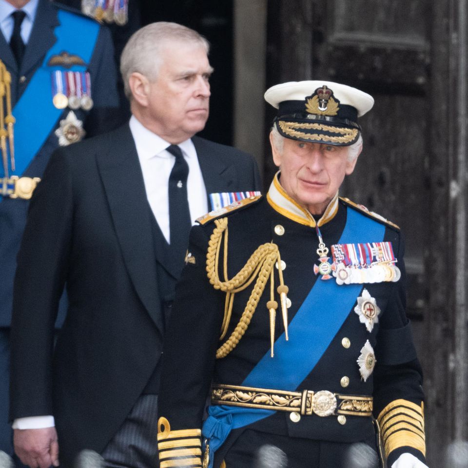 Prince Andrew and King Charles