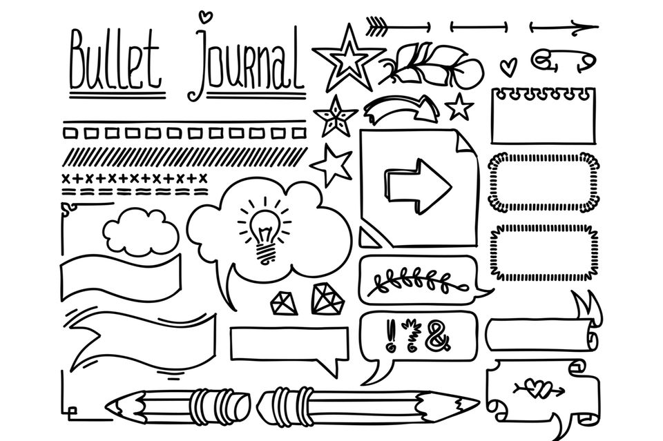 Bullet Journal Ideas: Small Drawings