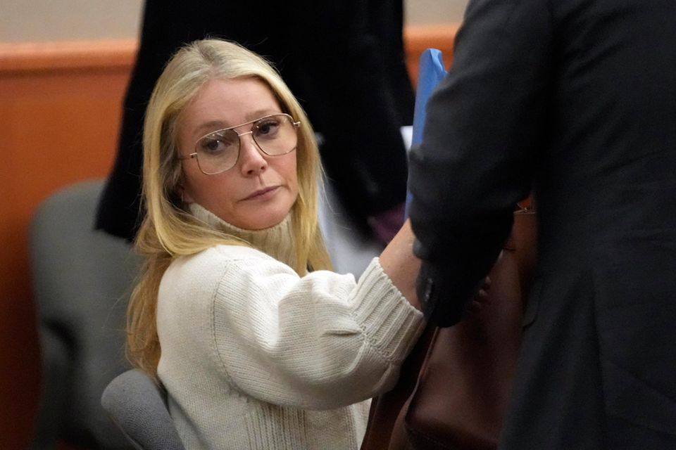 Gwyneth Paltrow appears in courtroom at the Circuit Court in Park City, Utah on March 21, 2023.