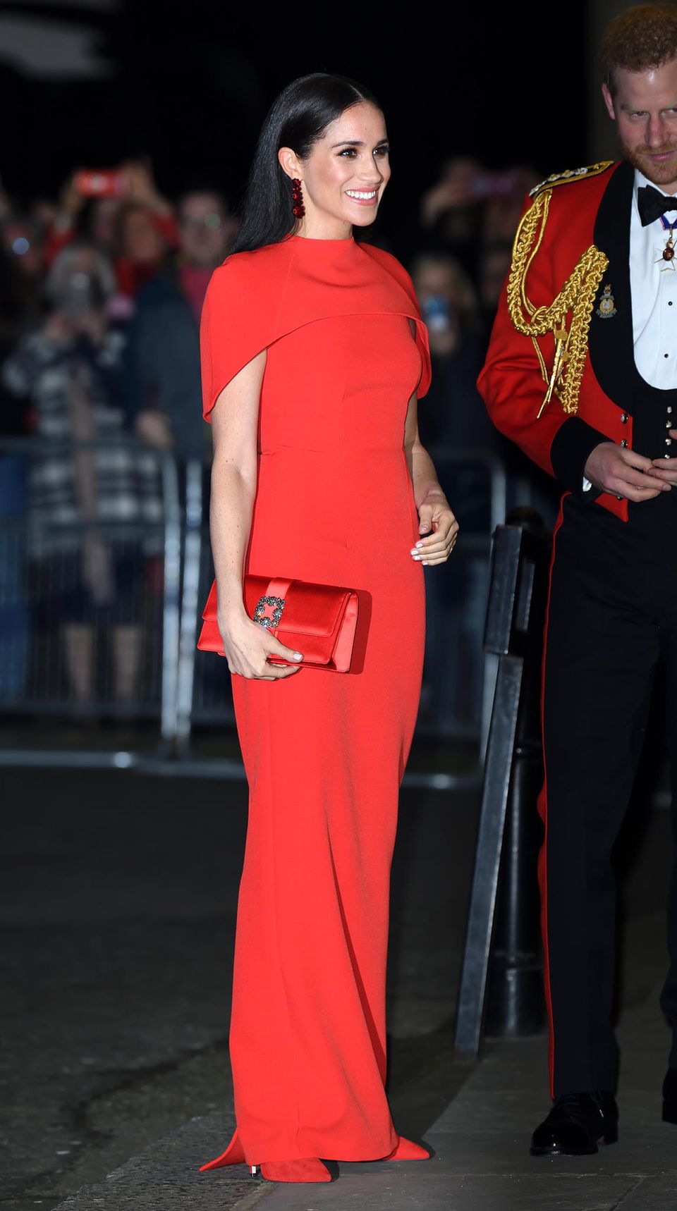 Duchess Meghan at the Mountbatten Festival of Music at the Royal Albert Hall in March 2020.