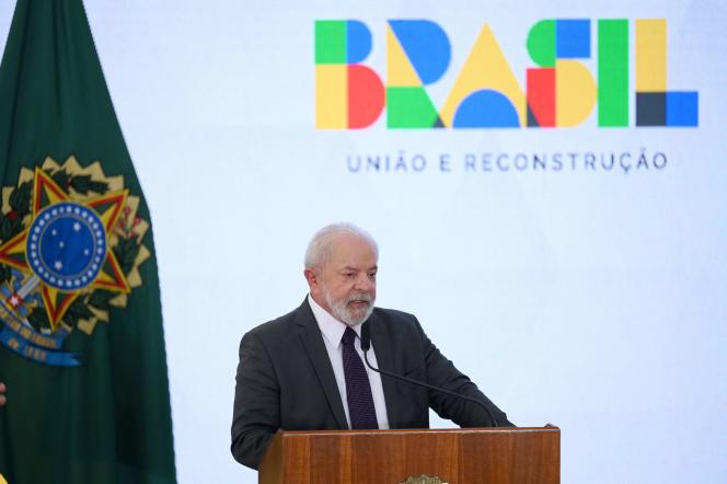 Brazilian President Luiz Inacio Lula da Silva, in Brasilia, March 20, 2023.