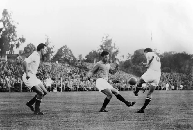 During the 1958 World Cup, the Frenchman Just Fontaine scored thirteen goals.  A record that still stands to this day. 