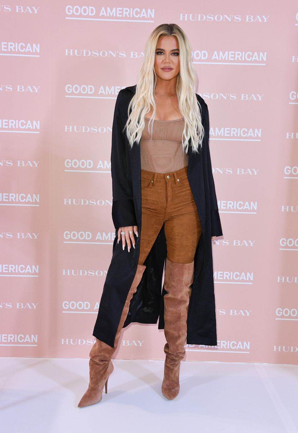 Khloé Kardashian at a Good American launch in Toronto.