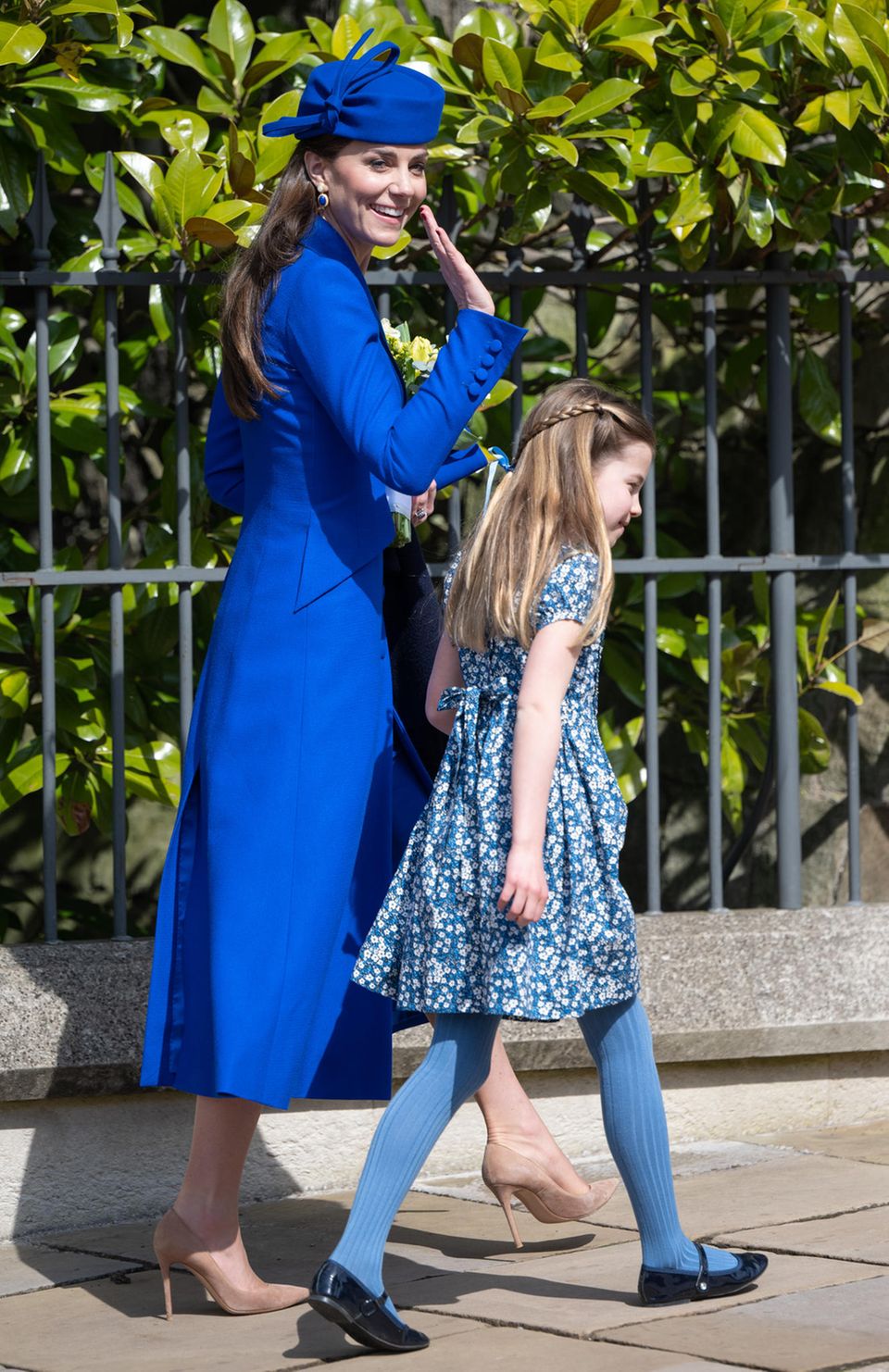 Catherine, Princess of Wales and her daughter Princess Charlotte