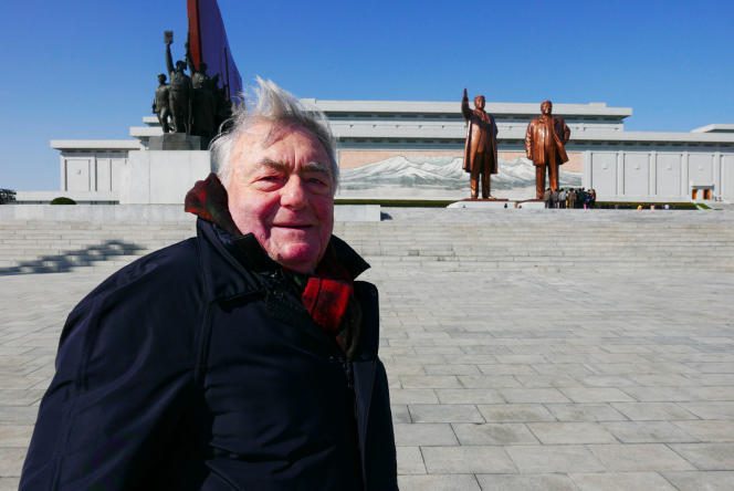 Claude Lanzmann in the documentary “Autumn in Pyongyang”, by François Margolin.