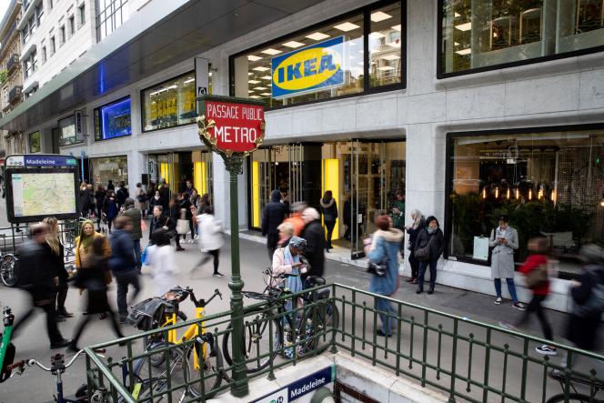 The Ikea store in the Place de la Madeleine, in Paris, in May 2019.