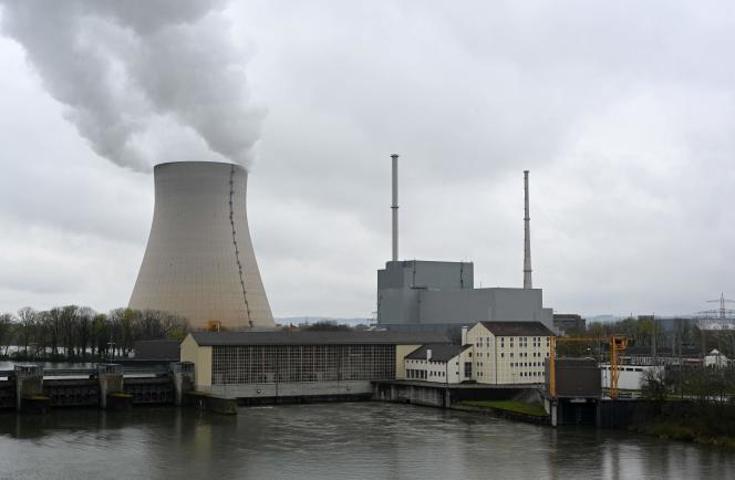 The Isar 2 power plant in Essenbach, southern Germany, on April 14.