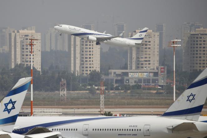 Aircraft of the Israeli company El Al, at Tel Aviv-David Ben Gurion airport, August 31, 2020.