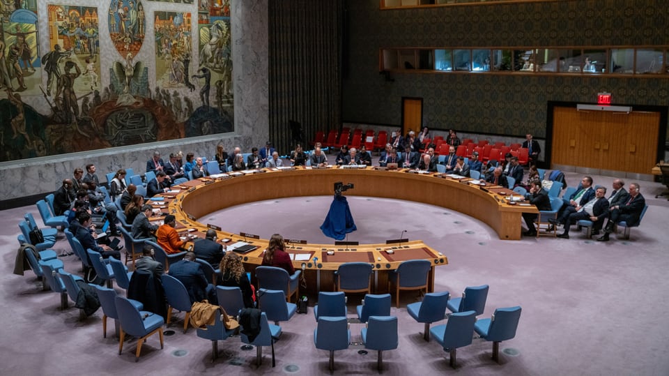The UN Security Council meets in New York under the leadership of Swiss Foreign Minister Ignazio Cassis.
