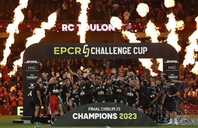 Toulon won the Challenge Cup, the last trophy missing from its list, on May 19, 2023, in Dublin.