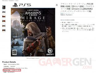 Assassin's Creed Mirage release date leaked screen 03 24 05 2023