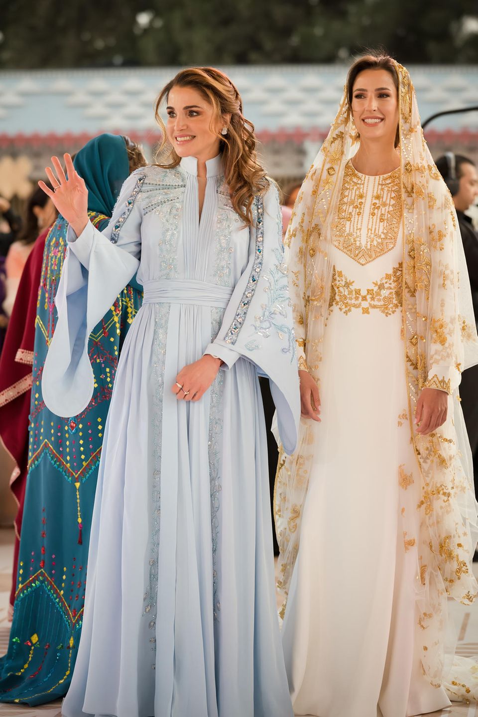 Queen Rania and Rajwa Al-Saif
