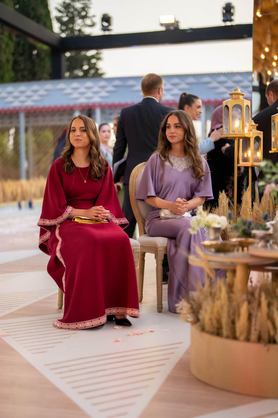 Princess Salma and Princess Iman