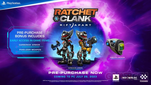 Ratchet And Clank Rift Apart PC pre-order bonus 30 05 2023