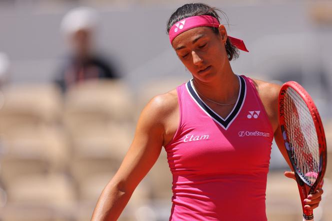 Caroline Garcia was eliminated in the second round of Roland-Garros, Wednesday May 31.