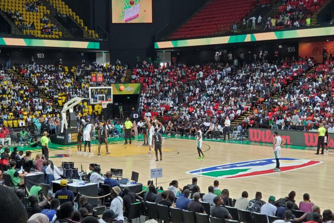 Senegalese team AS Douanes loses against Abidjan Basket Club Fighters (70-76) in the first game of the third season of the Basketball Africa League at the Dakar Arena, in Diamniadio, Saturday March 11, 2023 .
