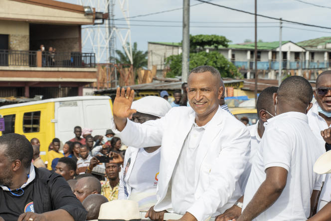 One of the opposition leaders and candidate for the December presidential election, Moïse Katumbi, in Kinshasa on November 6, 2020.