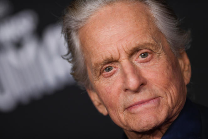 American actor Michael Douglas at the Regency Village Theater in Los Angeles, February 6, 2023. 