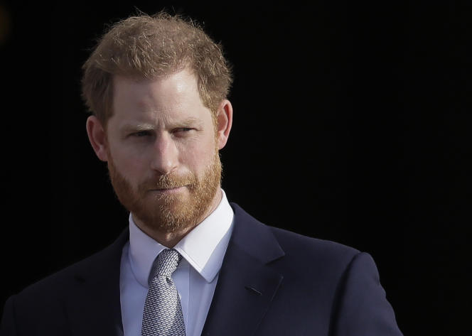 Prince Harry at Buckingham Palace in London on January 16, 2020.