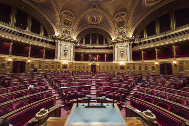 The Senate hemicycle, in November 2016.