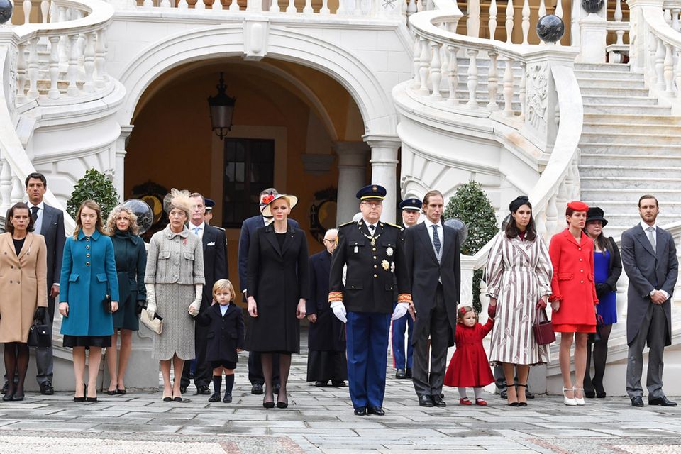 The Grimaldi family, the ruling family of the Principality of Monaco