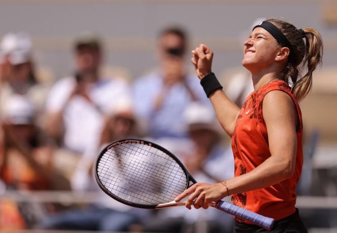 Karolina Muchova beat Russian Anastasia Pavlyuchenkova on June 6, 2023 at Roland-Garros.