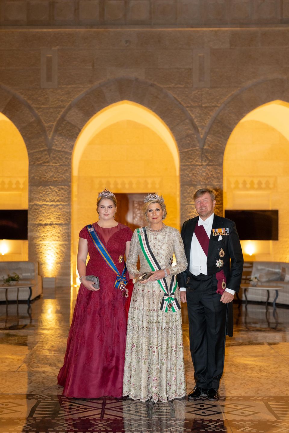 Princess Amalia, Queen Máxima and King Willem-Alexander