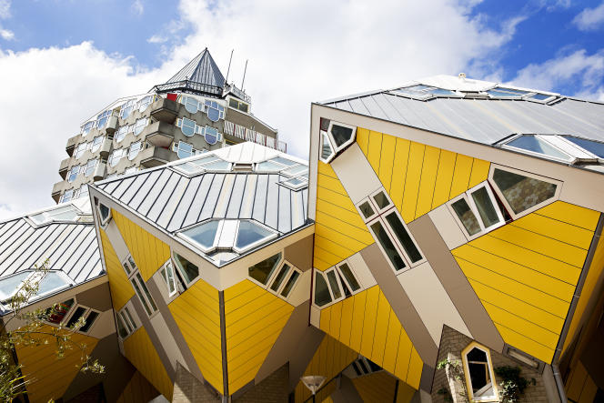 Cubic houses designed by Piet Blom.