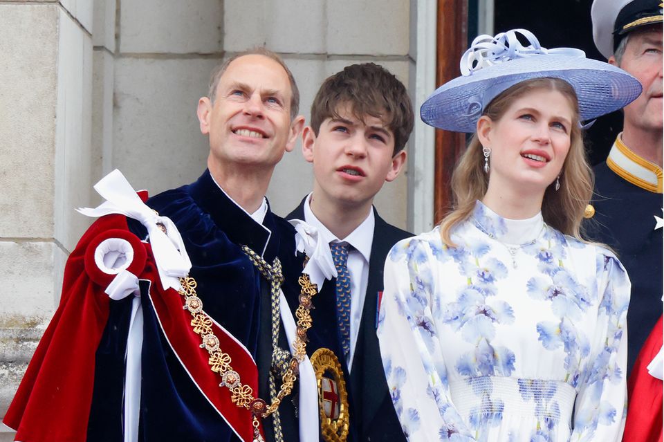 Prince Edward, James, Earl of Sussex and Lady Louise Windsor