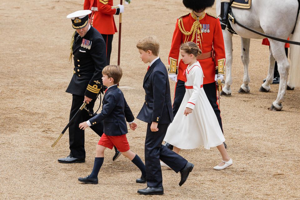 Prince Louis, Prince George and Princess Charlotte form a unit