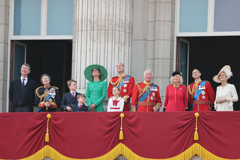 Timothy Laurence, Princess Anne, Prince & Princess of Wales, King Charles, Queen Camilla, Duke & Duchess of Edinburgh