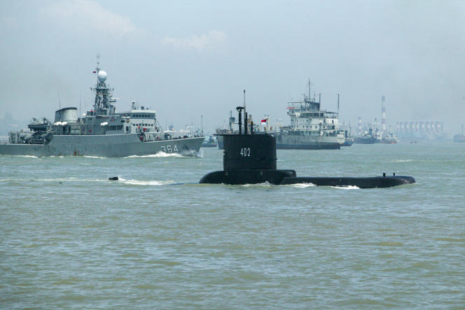 The Indonesian submarine KRI 